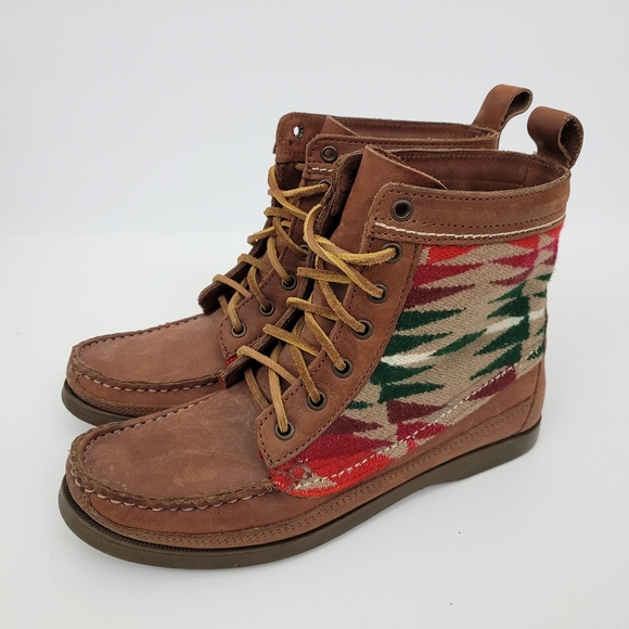 💜HP💜 Anthropologie 2568 Samosa Pendleton Wool Boots Womens 6